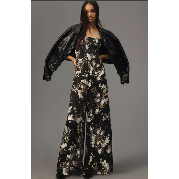 Pilcro Smocked Printed Jumpsuit - New XSP - Picture 1 of 5